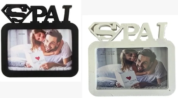 WX14451 PORTA RETRATO PLASTICO SUPER PAI 10X15CM