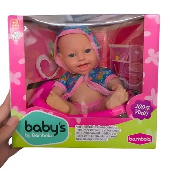 863 BONECA BABYS BY BAMBOLA BANHO
