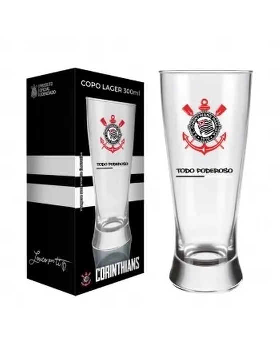 507139 COPO LAGER 300 ML CORINTHIANS-LICENCIADO