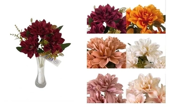 03362 MINI BUQUE DE DALIA  X 5 29CM