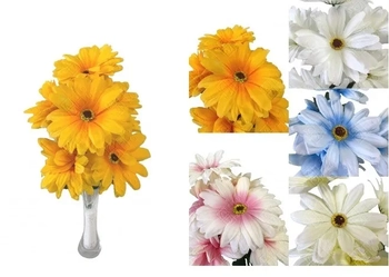 07292 BUQUE DE GERBERA COLORIDO  X 7 43CM