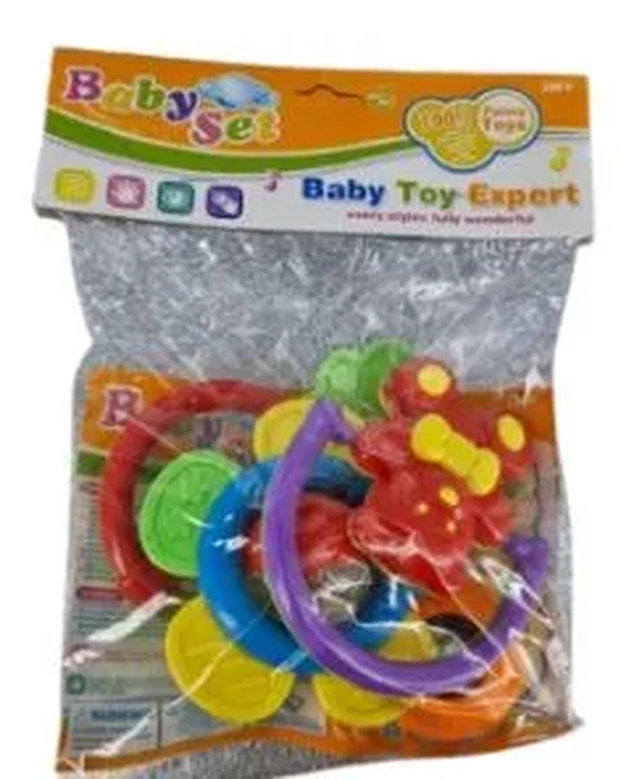 0030/174 KIT CHOCALHOS BABY URSINHO 4 PECAS