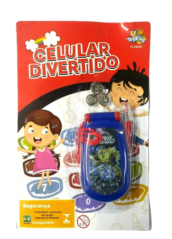 TK-AB6287 BRINQUEDO CELULAR MUSICAL A PILHA