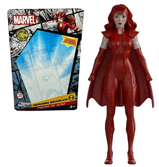 911806 BONECA MARVEL FEITICEIRA ESCARLATE ALL SEASONS 9.5CM