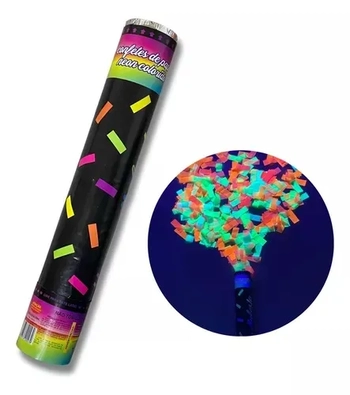 PAF150 LANÇA CONFETE PAPEL NEON 30 CM