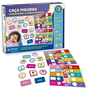 791901 CAÇA FIGURAS - CONHECENDO O CORPO HUMANO