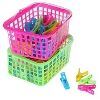 GU5175 CESTA PLASTICA COM PRENDEDORES