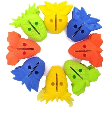 GU5160 KIT PRENDEDORES PLASTICOS 9 PECAS COLORS