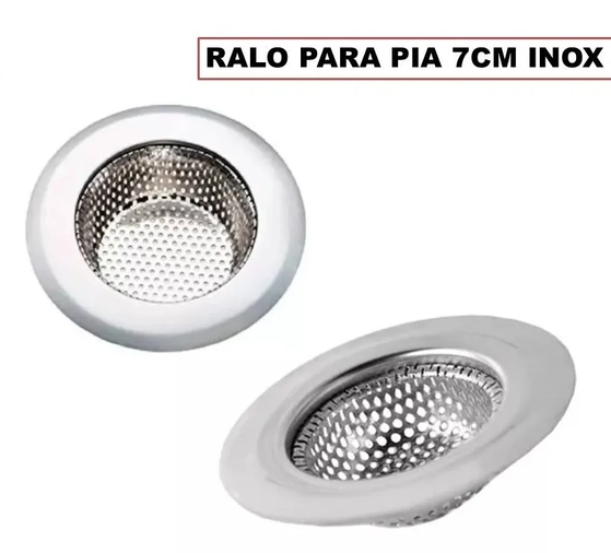 GU5125 RALINHO PARA PIA INOX 7CM