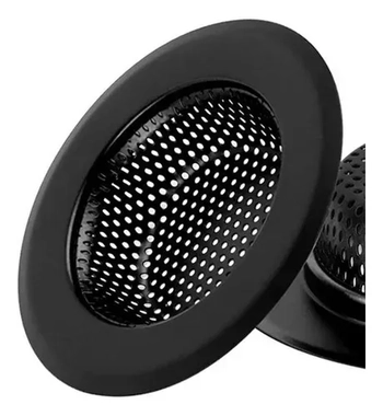 GU5128 RALINHO PARA PIA METAL PRETO 9CM