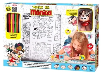 1124 TURMA DA MÔNICA - TAPETE PINTURA