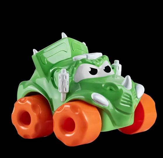 321 CARRINHO VINIL - SOFT BABY - DINOSSAURO