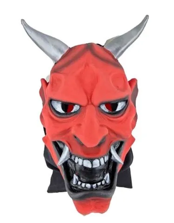 10035 MASCARA LATEX C/CAPUZ DENTE DE PRATA