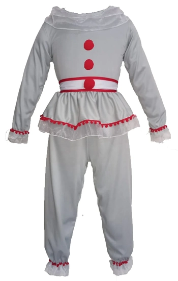 749 FANTASIA INFANTIL PALHAÇO DO MAL C/ BERMUDA TAM M