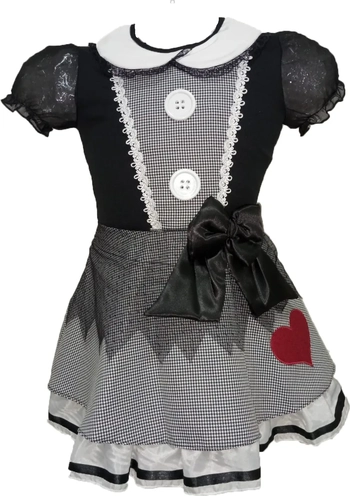 760 FANTASIA INFANTIL BRUXINHA CORACAO TAM P