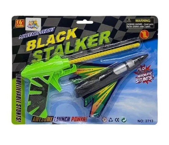 TK-AB4387 BRINQUEDO AVIAO DE PLASTICO C/LANCADOR