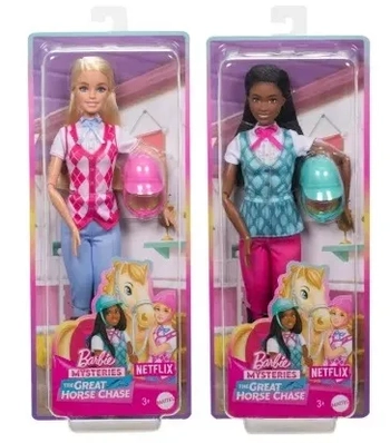 HXJ38 BB BONECA BARBIE MALIBU EQUITACAO