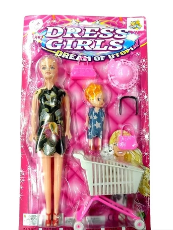 TK-AB5943 BRINQUEDO BONECA DE PLASTICO