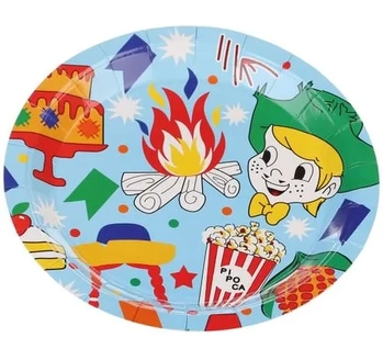 MX058R PRATO PAPEL JUNINA C/10