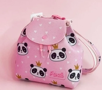 M3707 MOCHILA PANDA ROSA BEBE