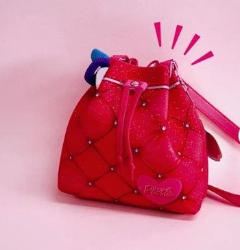 B2829 BOLSINHA BUCKET METALASSE PINK