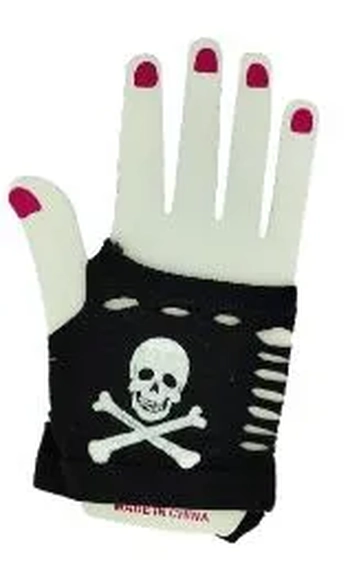 909338 LUVA HALLOWEEN PRETA