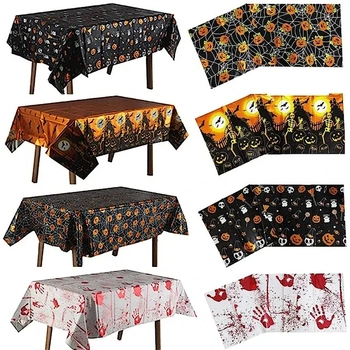 909325 TOALHA MESA HALLOWEEM 183X127CM