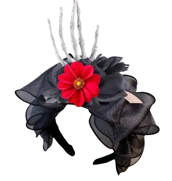 909377 TIARA MÃO ESQUELETO HALLOWEEN