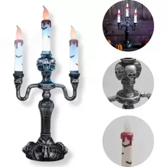 909419 CASTICAL ESQUELETO 37CM C/ LUZ