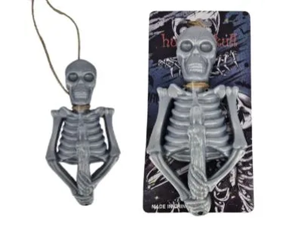 909421 ENFEITE PENDURAR ESQUELETO 21CM