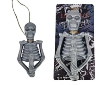 909421 ENFEITE PENDURAR ESQUELETO 21CM