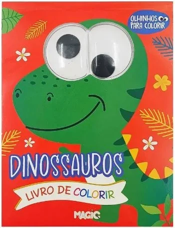 08048 OLHINHOS LIVRO DE COLORIR DINOSSAUROS