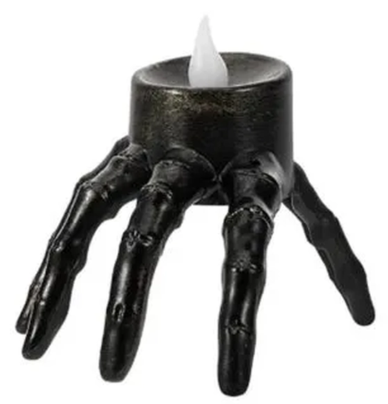 909423 VELA MÃO HALLOWEEN PLASTICA 6,5CM