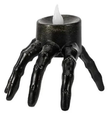 909423 VELA MÃO HALLOWEEN PLASTICA 6,5CM