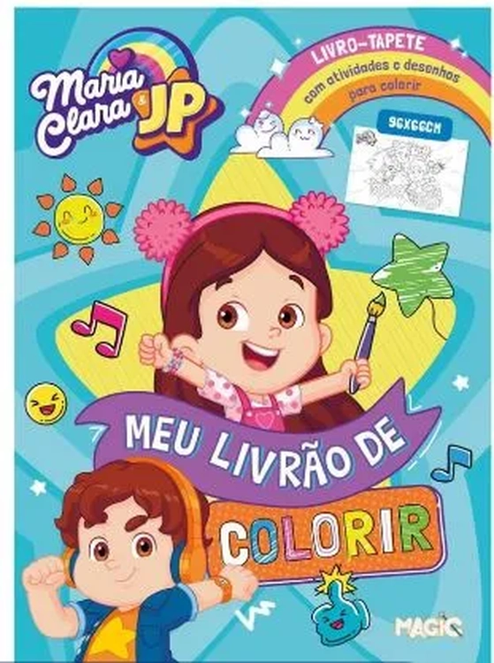 05825 LIVRO TAPETE MARIA CLARA E JP