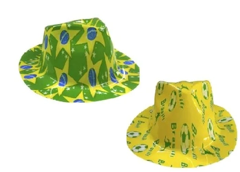 CP321 CHAPEU DE PLASTICO COWBOY BRASIL         