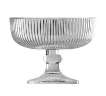 21296 CJ 2 TACAS SOBREMESA VIDRO BLISS TRANSPARENTE 320ML