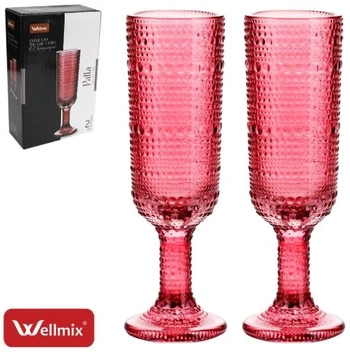 21247 CJ 2 TACAS CHAMPAGNE VIDRO PALLA MARSALA 160ML