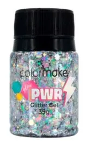 2512 GLITTER GEL GLOW POWER 35G PRATA