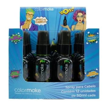 3607 TINTA SPRAY P/CABELO 50ML- PRETO