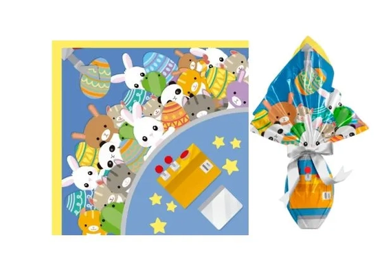 88500433 EXPRESS MAQUINA DE BICHINHOS AZUL 39X39 PT C/25 UN