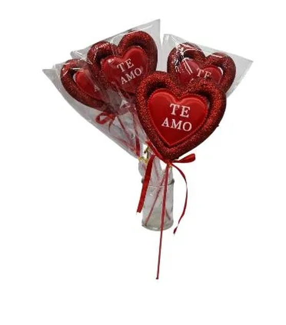 ASH-82.0266 ENFEITE CORAÇÃO TE AMO 30CM