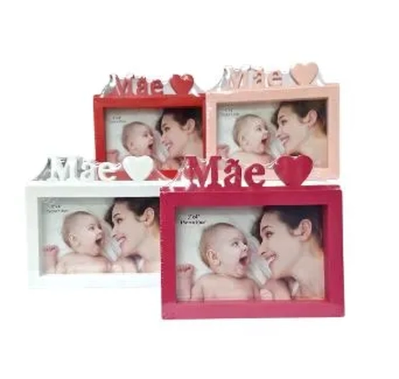ASH-89.0222 PORTA RETRATO DE PLÁSTICO MÃE 10X15
