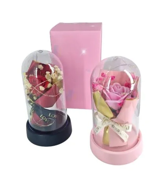 ASH-82.0240 CUPULA DE ROSA 15CM