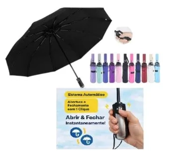 GL0828 GUARDA CHUVA COM HASTE TELESCOPICA