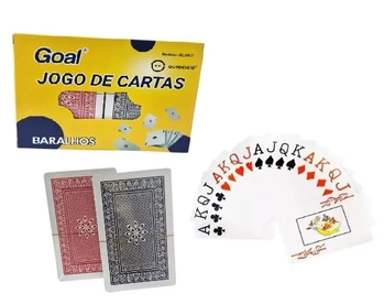 GL0827 JOGO DE BARALHO S/ASPECTO LUDICO C/144 CARTAS