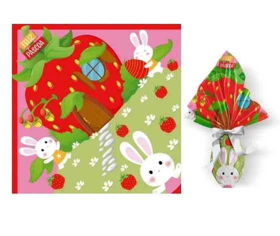 88500428 EXPRESS STRAWBELLY 35X35 PT C/25 UN