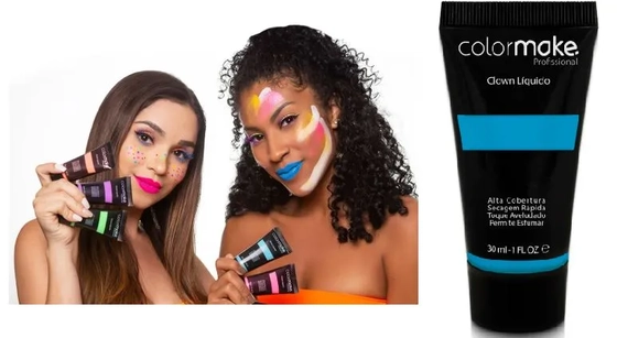 8306 CLOWN LIQUIDO COLORMAKE AZUL ESCURO 30 ML