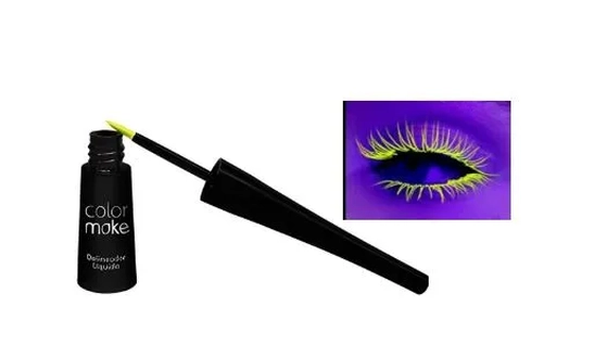 8130 MASCARA DE CILIOS AMARELO NEON 3G