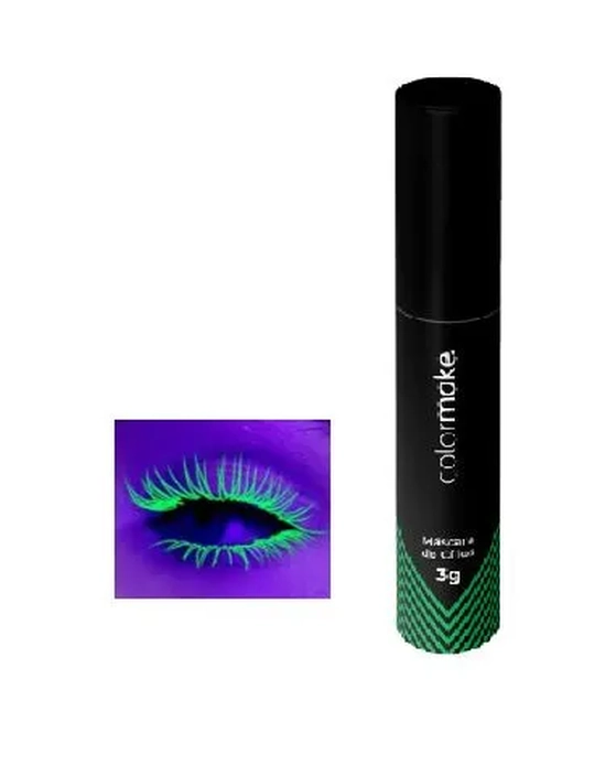 8135 MASCARA DE CILIOS VERDE NEON 3G